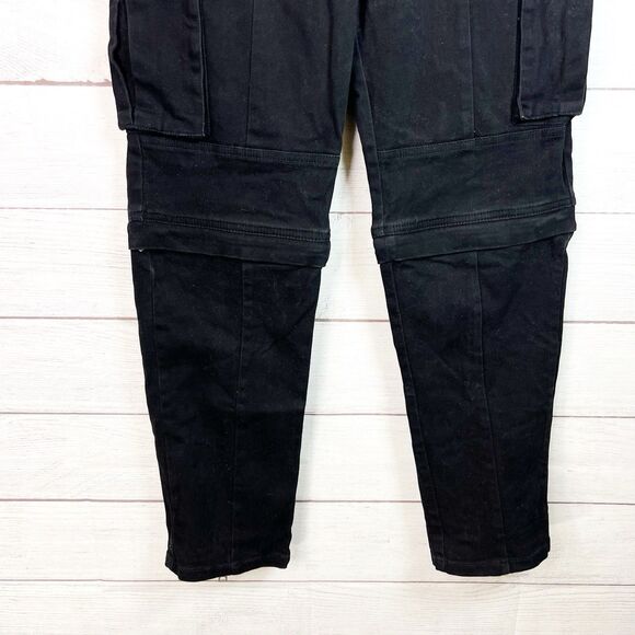 I Am GIA Ursa Black Cargo Utility Pants Size XS Y2K - Picture 5 of 12